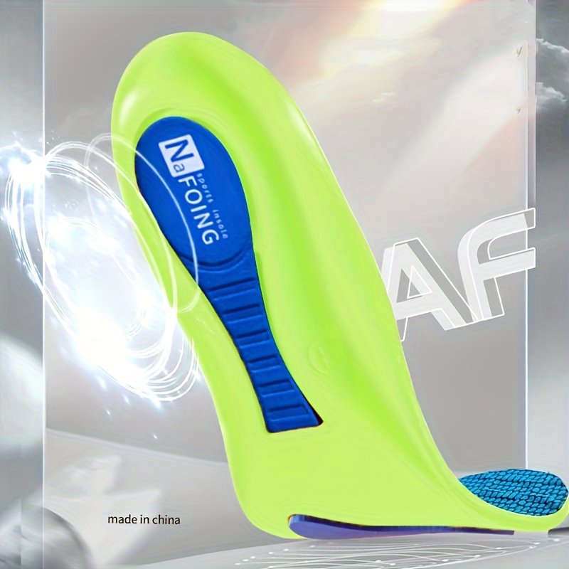 Innovative Elastic Insoles Designed for Footwear, Featuring Shock-Absorbing Technology And Breathable Materials, Ideal for Running And Foot Comfort.