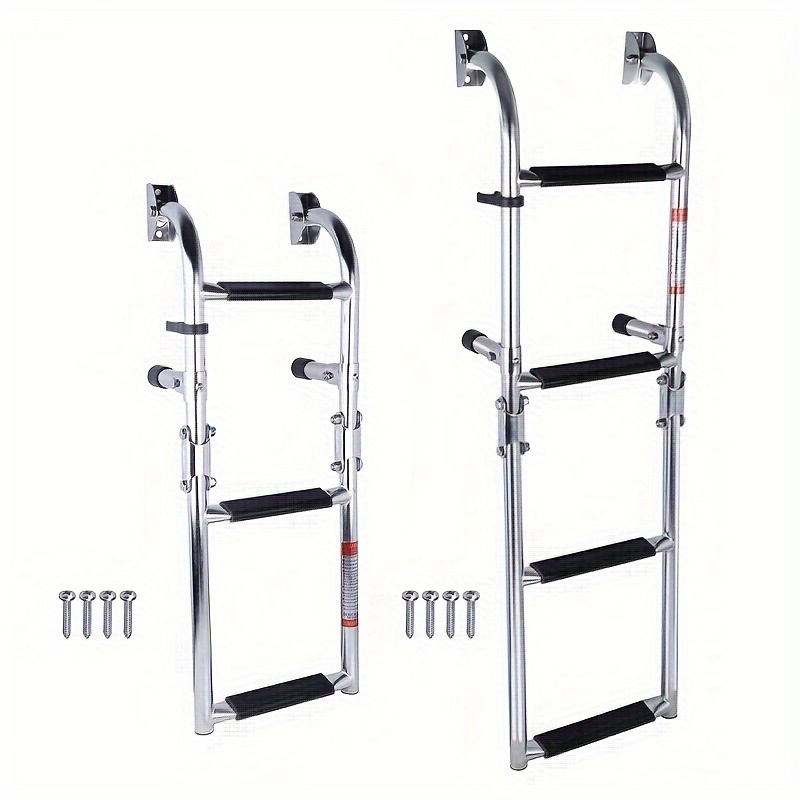 

Ship Ladder, 316 Stainless Steel, Fast Boat, Yacht, Ship Launch Deck, Foldable And Extendable, Ship Boarding Ladder