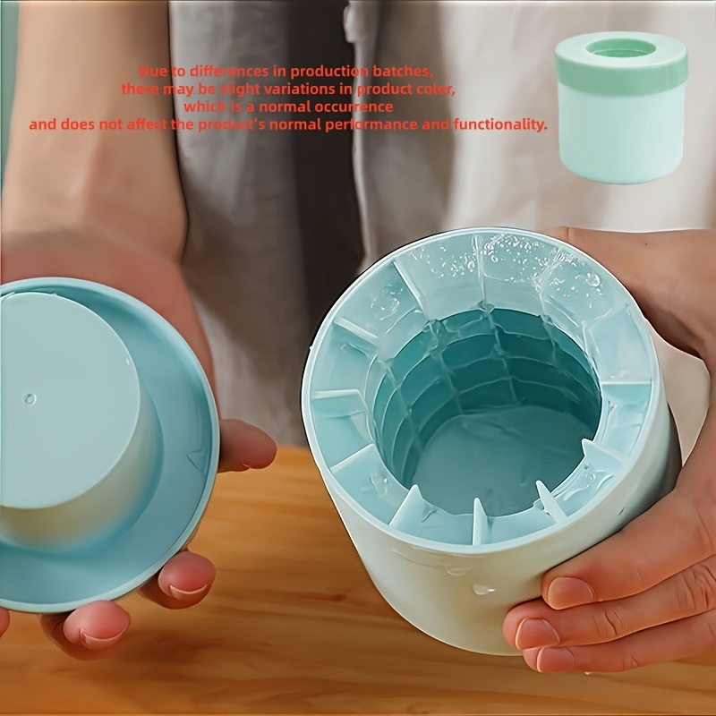 1pc Mini Silicone  , Multiple Colors  , Small Ice Mold with Lid, Portable Ice Tray for Home Use, Whiskey Ice Maker for Cold Drinks