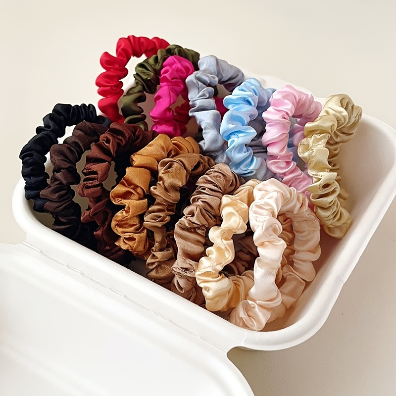 silk hair tie sold on Temu United States display picture 1