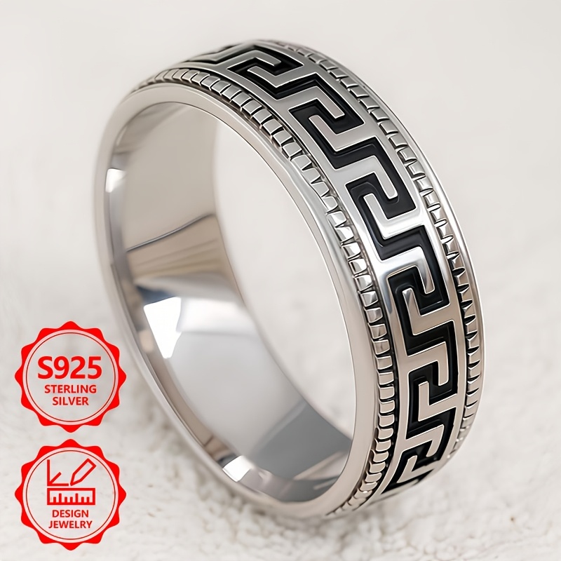 925 Sterling Silver Pm:e27 Exquisite Women's Fashion Ring, Elegant And Stylish, High-value Women's Ring