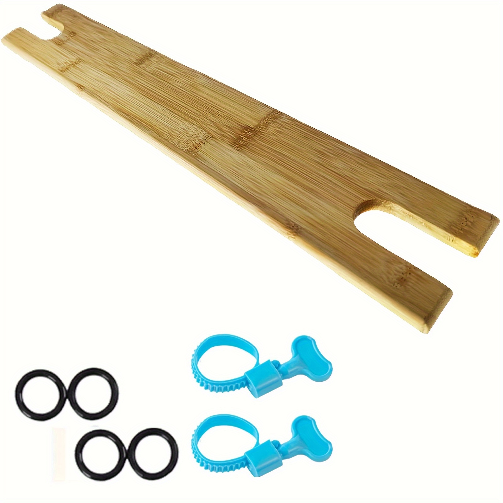 Poggiapiedi Per Seggiolone In Bambù Regolabile - Compatibile Con Ikea E Altri Modelli, Antiscivolo, Naturale - Foto 8