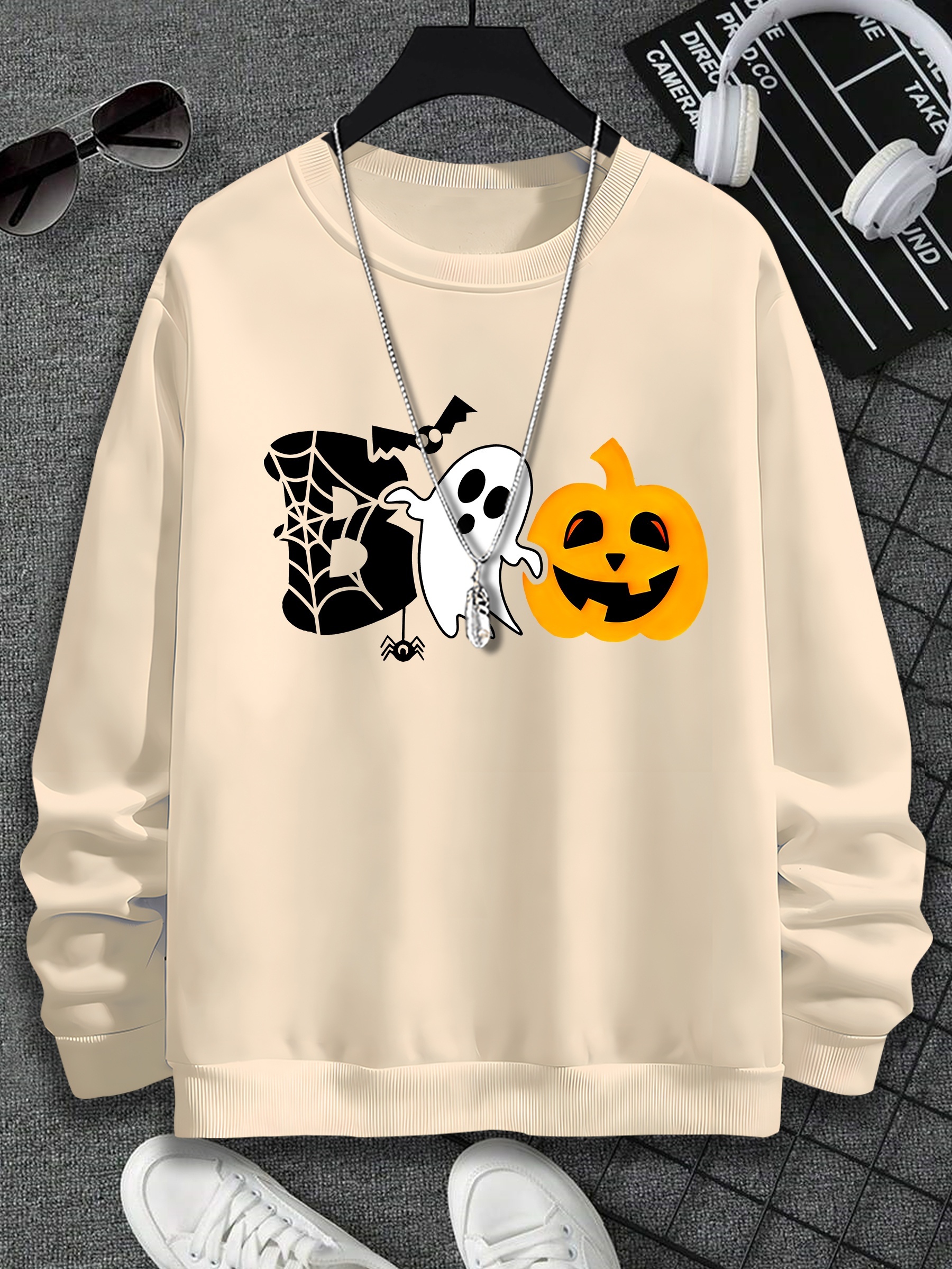 felpa dj zucca halloween ragazzi casual a maniche Temu Italy