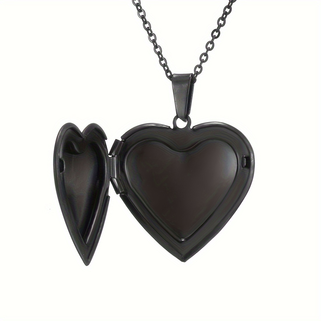 Customized Women's Box Necklace with Engraved Heart Pendant