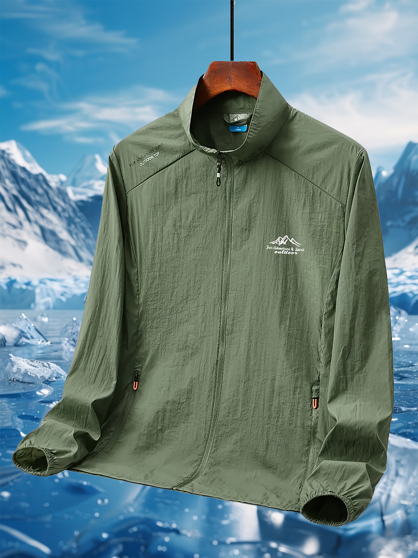 men's lightweight breathable summer fishing jacket stand Temu Oman