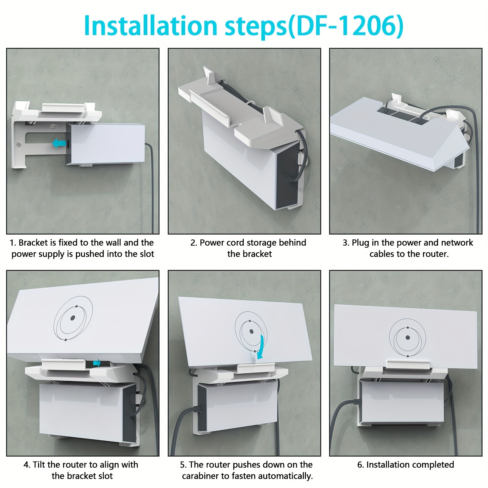 Support Mural 2 en 1 pour Routeur Starlink Gen 3 & Support d'Alimentation StarLink V3
