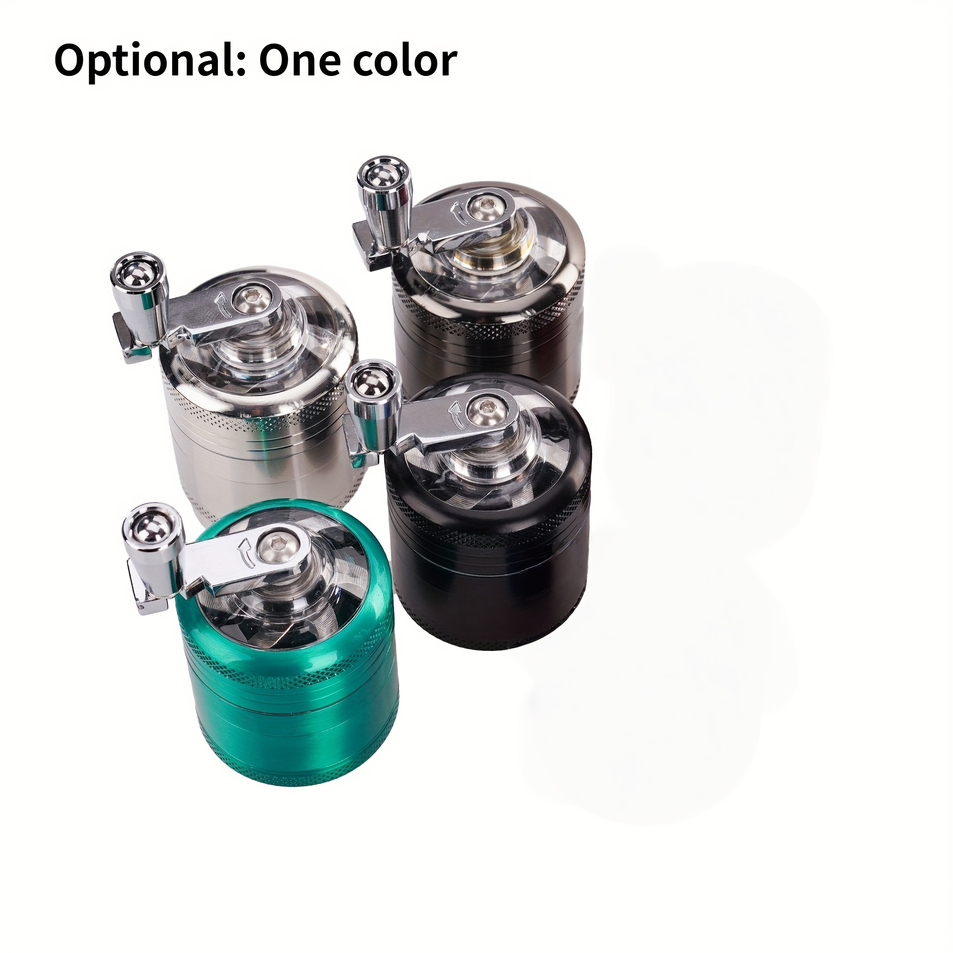5 4mm   alloy grinder and crusher non clog 4 layer design with metal handle suitable for herbs   pocket sized manual crusher for camping kitchens   no batteries needed   outdoor camping