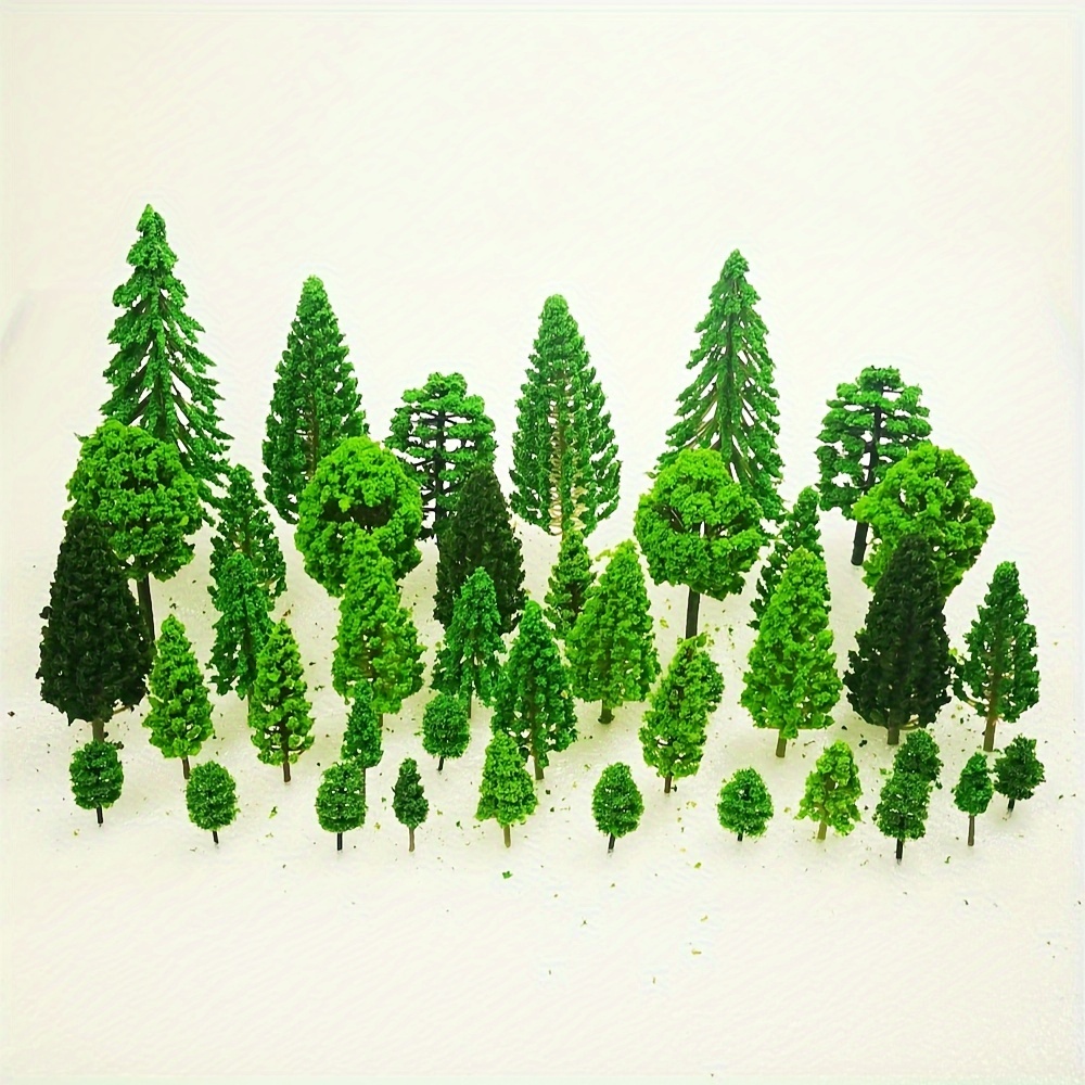 Image of A 42pcs Realistic Set - Vibrant Artificial Greenery For Outdoor Decor, , And Projects - Made Of Durable Plastic, Weather-resistant, Easy To Assemble, Suitable For Indoor And Outdoor Use