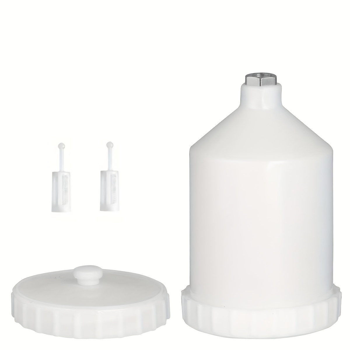 TEMU 600cc Large-capacity Internal Thread Cup   2 Upper Cup Filters, Cup Mouth Thread Internal Thread 16*1.5, Large Plastic Cup, Suitable For H2007,
