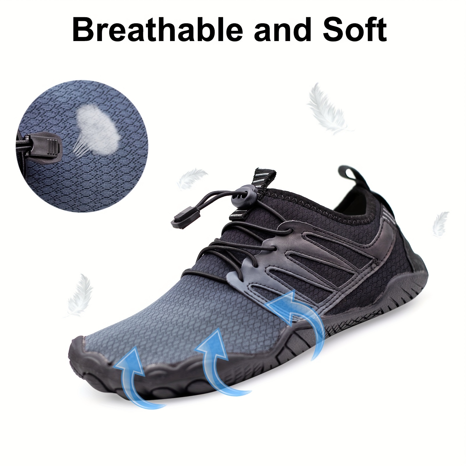 Wading shoes lace-up outdoor sports shoes for men and women alike comfortable and lightweight four seasons can be worn