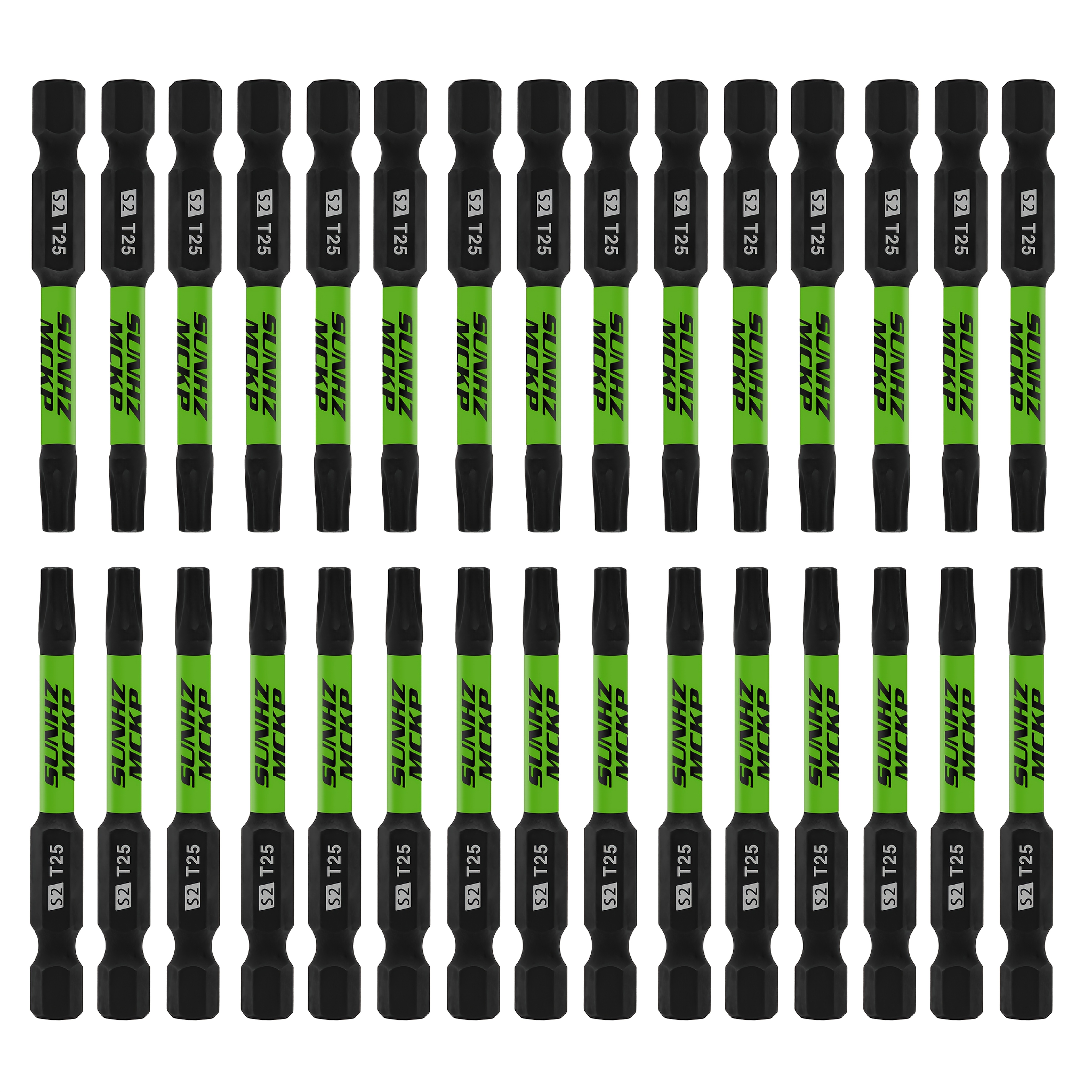 TEMU Impact Torx Bit Set 24pcs (t5-t40)/30pcs T30/30pcs T25, S2 Steel Security Torx Bit Set, Tamper Proof Star Bit Set With Cnc Machined Tips, 1"&2"
