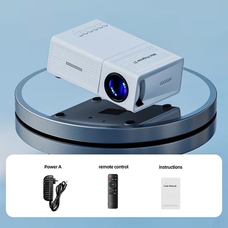 Compact Video Projector with Full HD 4K Capability, 720P Local Resolution, LCD Display Similar to Smart Tvs, Works with Smartphones, Tablets, And Laptops, USB Compatible, Ideal for Movies, Gaming, And Home Theater 2 Compact Video Projector with Full HD 4K Capability, 720P Local Resolution, LCD Display Similar to Smart Tvs, Works with Smartphones, Tablets, And Laptops, USB Compatible, Ideal for Movies, Gaming, And Home Theater - Image 2