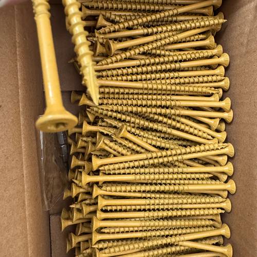 item picture 4 9lb deck screws wood screws 8 10 rust resistant epoxy coated torx drive head outdoor decking screws with t25 star bit tan