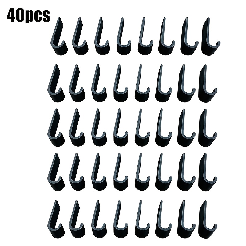 TEMU 40pcs Car Dashboard Cable Clip, Can Organize Dash Cam Or Phone Holder Cables, Does Not Space, , Suitable For Most Car Models, Is A Must-have For