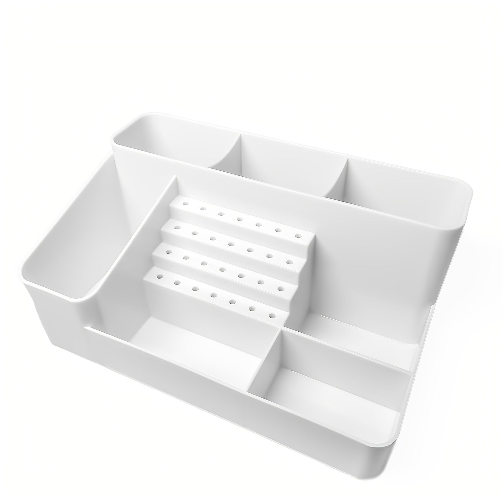 TEMU 1pc Nail Drill Holder, 28 Holes Nail Drill Bit Holder, Plastic Nail Drill Bits Organizer, Professional Nail Organizer And Storage Box Case For