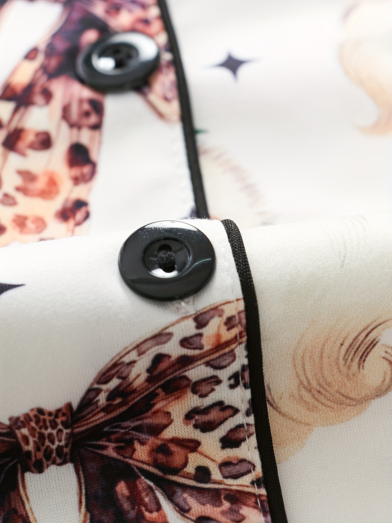 julklapp! damernas santa leopardrosett pyjamas set (s xxl) - Temu Sweden