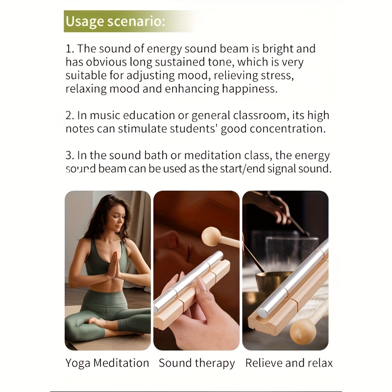 aluminum energy sound beam meditation kit - Temu Spain