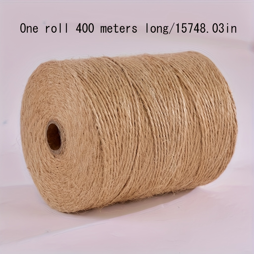 E-shop Langes Natürliches Sisal- und Jute-Garn - für Katzenkratzbäume, Geschenkverpackung und handgefertigte -Arbeiten