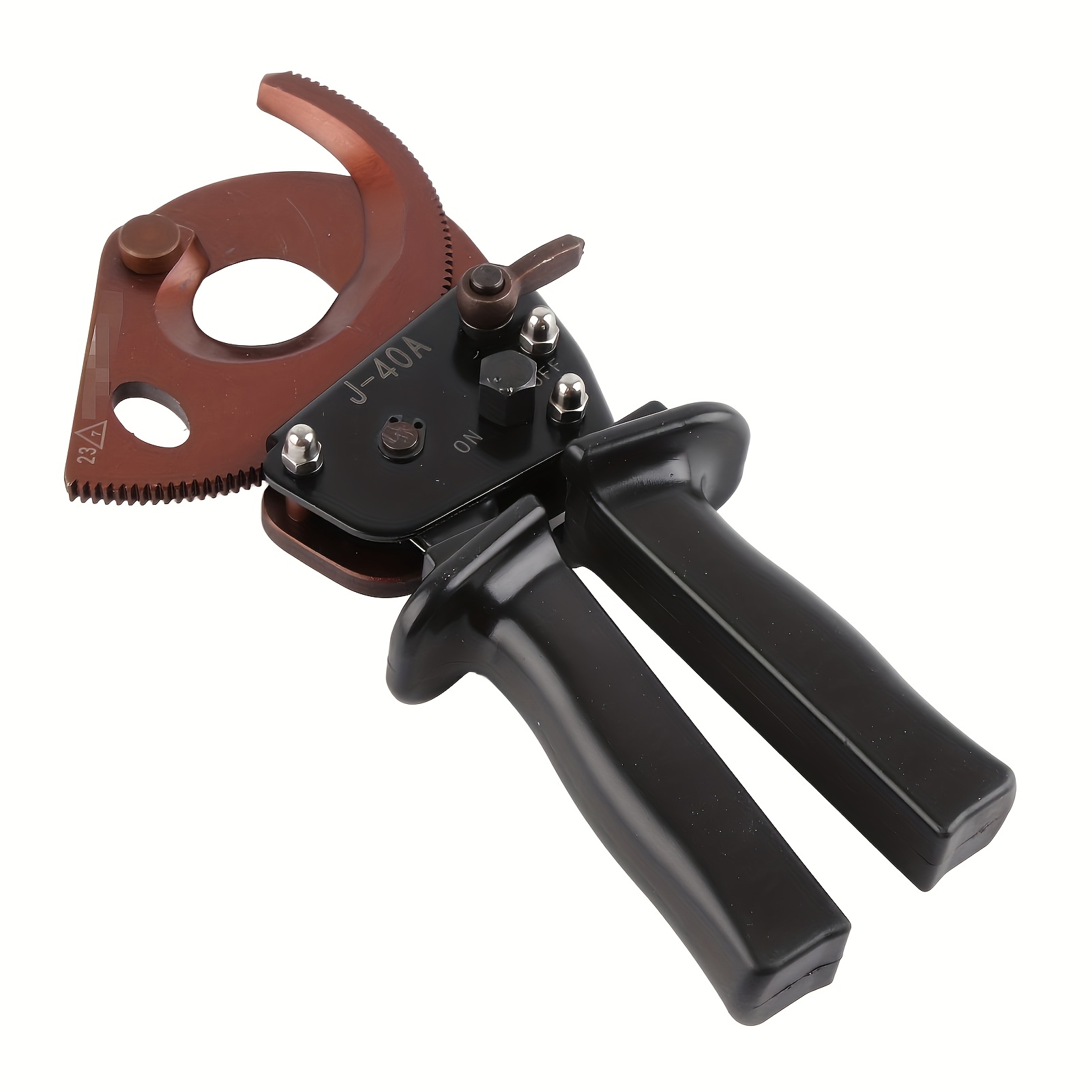 j40a 300mm ratchet   steel cable scissors heavy duty manual cutting tool with ergonomic black handle   cutting industrial cutting tool ergonomic handle reliable   cutting tool details 0
