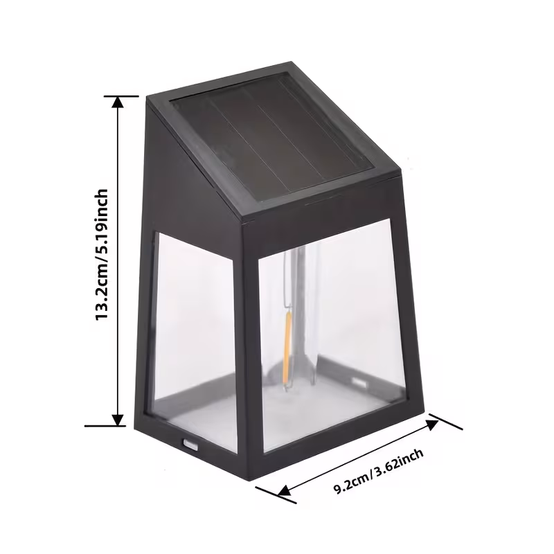 2pcs solar wall light plaster wall light wall installation solar lamp decoration solar wall light sensor lamp automatically your yard porch garden road garage Product details 2