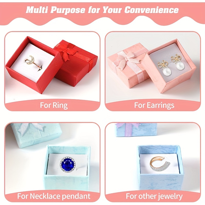 Assorted Color Small Hard Gift Box Set