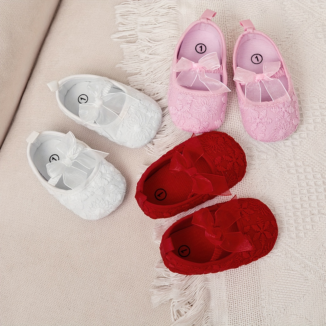 Pantuflas Zapatitos De Bebe En Tela Polar Calzado Para Niña Bebé Temu