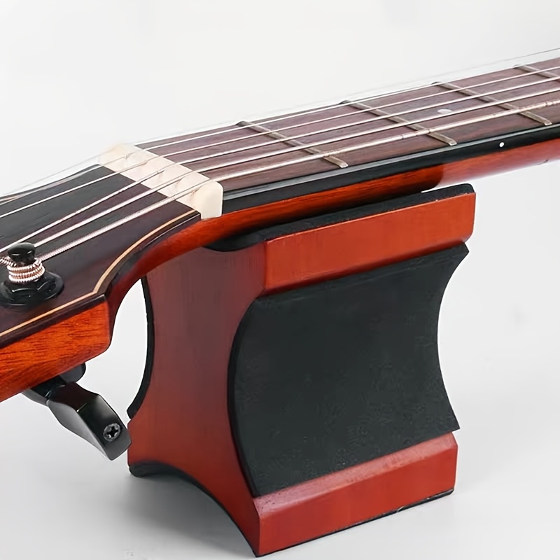 E-shop Holz Gitarre Ukulele Laute Halsstütze Folk Klassische Gitarre Halsstütze Gitarrenstütze Gitarrengriff Stützkissen Ständer
