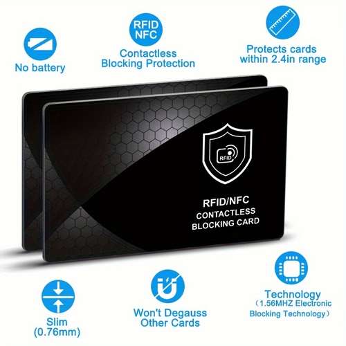 Bank Card Holder Passport Security Sleeve RFID Blocking Cards 3-Pack - Protect Credit Cards & Passports From Digital Theft Contactless Card Protection Credit Card Holder Rfid Blocking