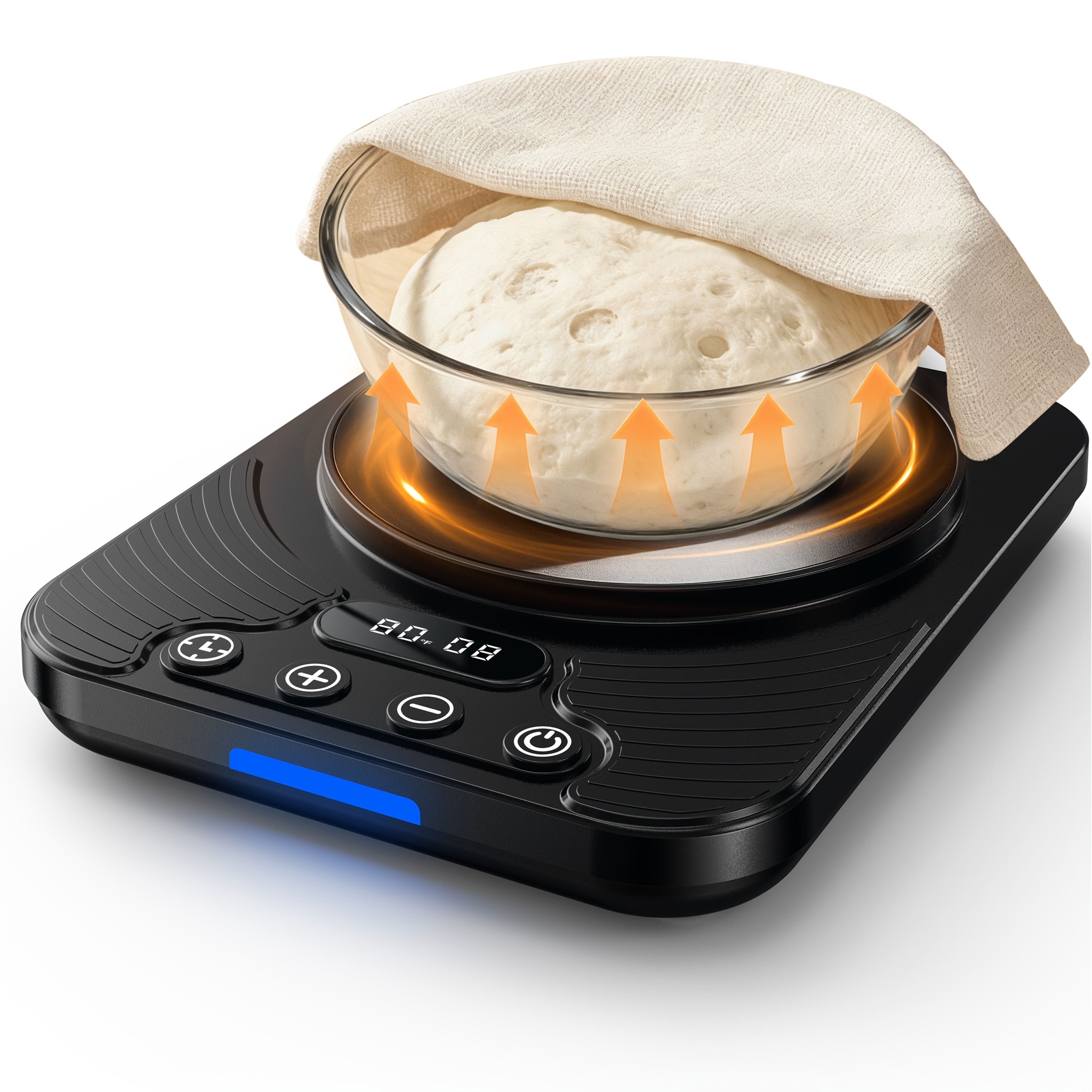 sourdough starter warmer with   f thermostat control 70   f 24h timer memory function heating pad for fermentation