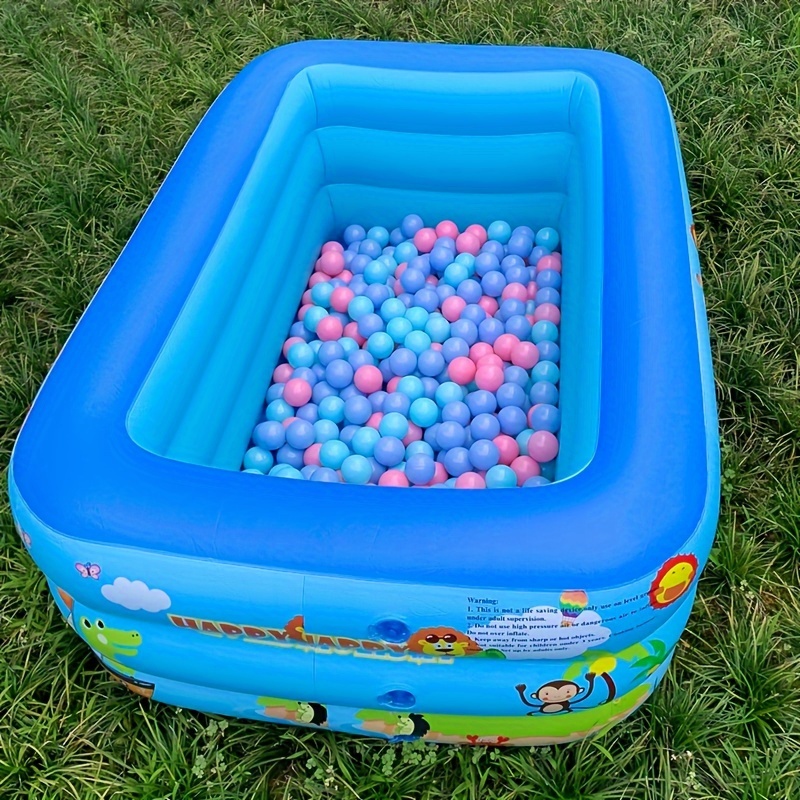 1pc bubble bottom inflatable pool for adults oversized thickened family swimming pool outdoor garden backyard summer water play