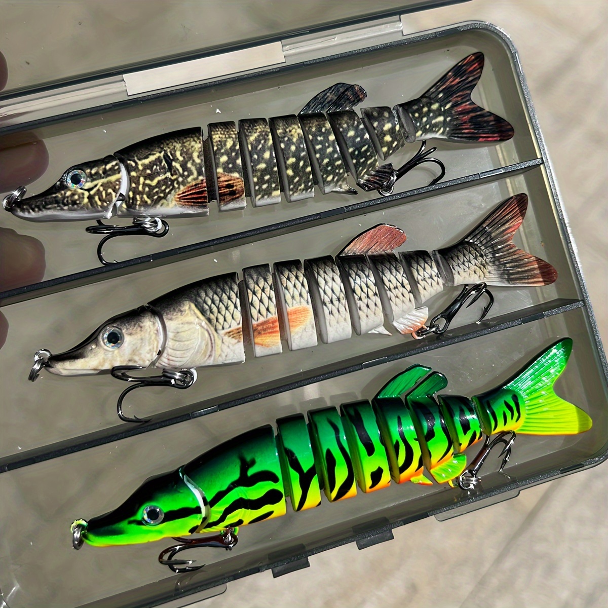 lifelike multi jointed swimbait fishing lure 5 high index - Temu United  Arab Emirates