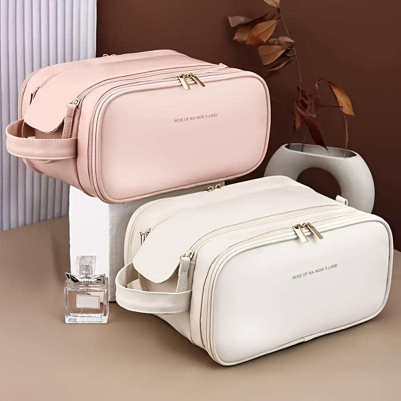 

U-shaped Makeup Bag, Large Capacity Pu Pillow Makeup Bag. Ladies' Multifunctional Makeup Bag, Makeup Brush And Toiletries Storage Bag. Assistant