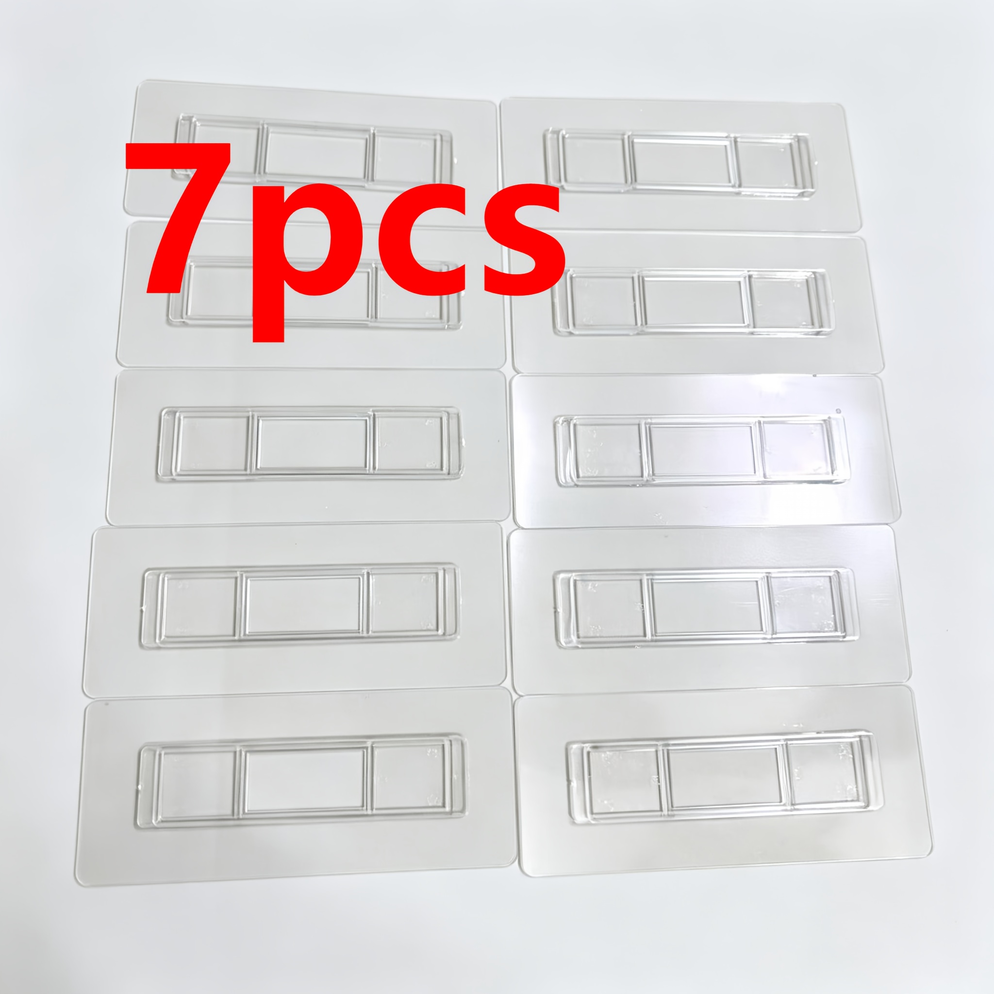 TEMU 7-pack Heavy-duty No-hole Hook Replacement Pads | Traceless, , Nail-free Adhesive Hooks, Suitable For Kitchen And Bathroom Hooks