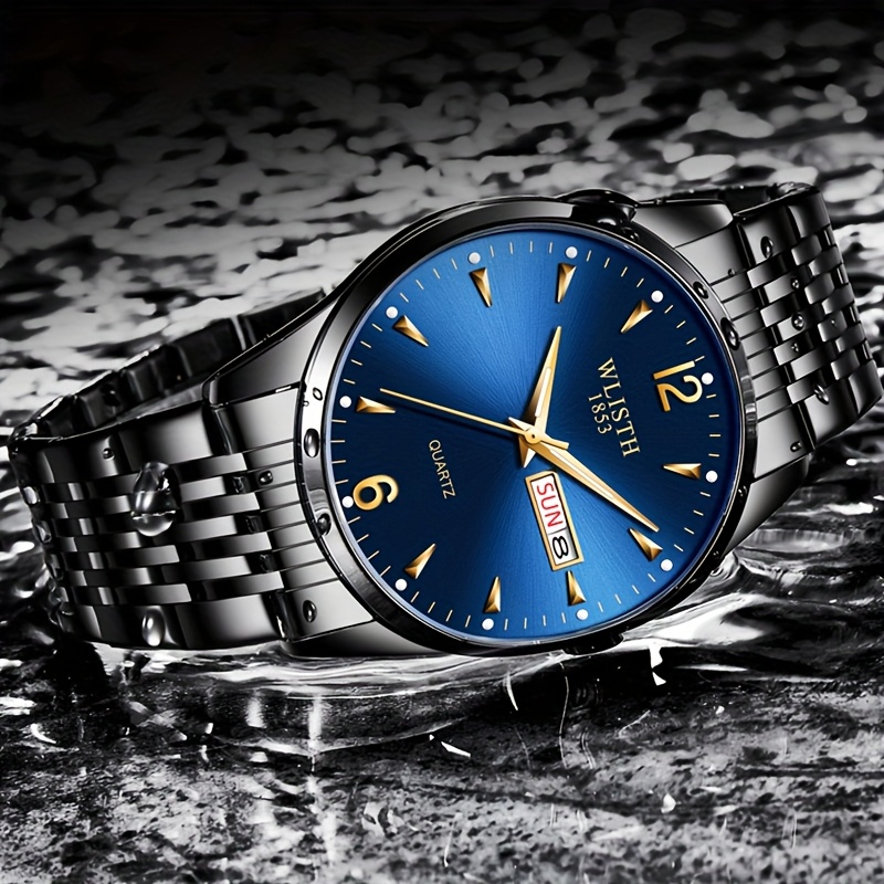 Stylish Minimalist Quartz Watch for Men with Luminous Features