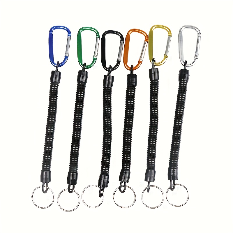 2 4pcs Retractable Key Chain Reel Quick Release Spring Clip Fishing  Accessories For Badge Holders Fly Fishing Zinger Retractors, Free Shipping  On Items Shipped From Temu