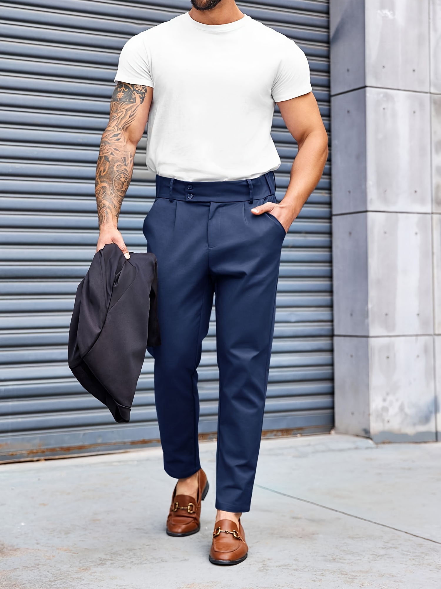 Bali Business Casual Blue Pants Business Casual With Blue Pants