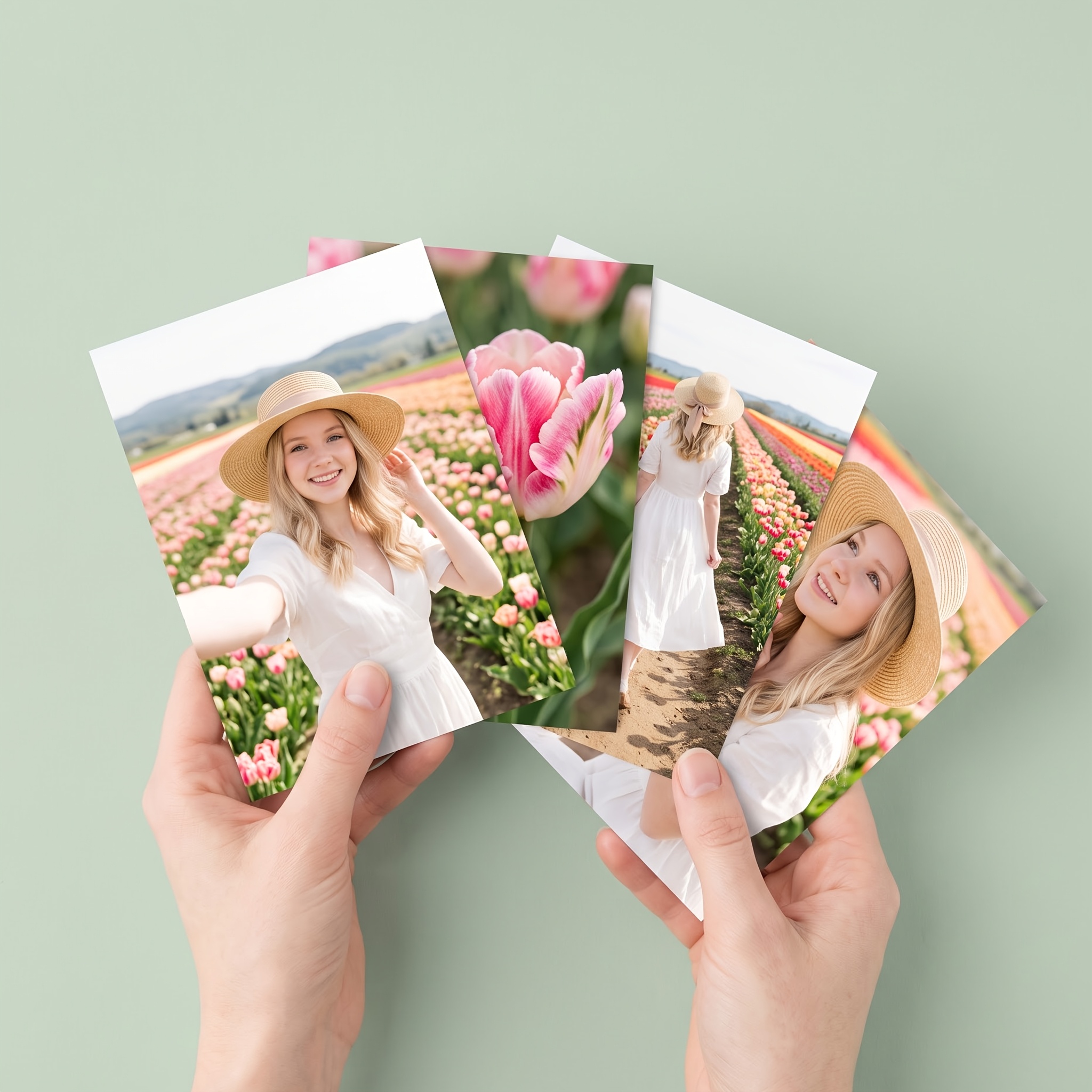 TEMU 10pcs 5/6/7-inch Personalized Custom Photo Prints, Home Decor, Diy Wall, Party Decoration, Family Portrait, Couple Image Souvenir, Anniversary,