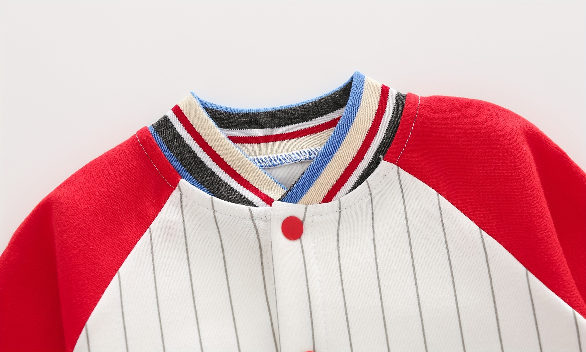 Children's Bodysuit Spring/Autumn Pure Cotton Long Sleeve Newborn Clothes 0-1 Year Old Baby Boy Jacket Footed Romper, Perfect for Outdoor