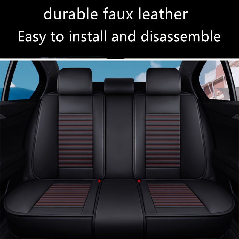 resistant Pu Leather Car Seats Covers 5 Seats Temu Australia