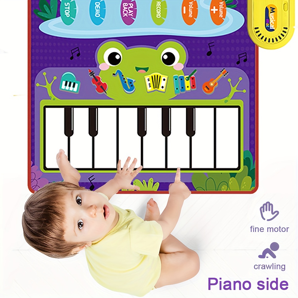 2 En 1 Alfombra Musical Niños Pequeños Piano Teclado - Temu