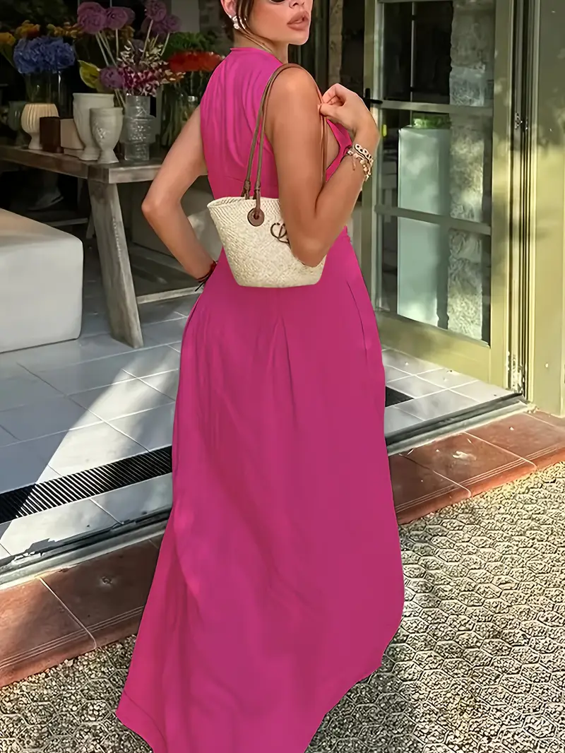 long dress with zipper in front Zipper Front Black 100% Cotton Midi Dress - All Dresses