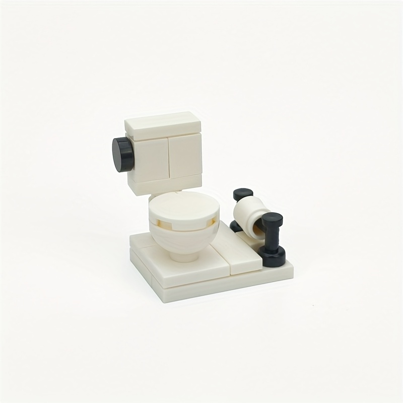 City Series Bathroom Toy Set with Interlocking Building Blocks