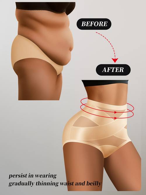 1 pack high waisted tummy control womens briefs
