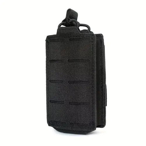 4 Single-Link Accessory Bag with Pull-Out Magazine Pouch, MOLLE Mounting Pack for Outdoor Sports and Training