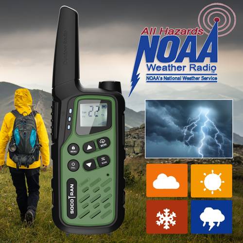 صورة العنصر جهاز اتصال لاسلكي أوروبي وأمريكي قابل لإعادة الشحن للاستخدام على بعد مسافات طويلة، 3 أميال، مناسب للمشي لمسافات طويلة داخل وخارج المنزل، ألعاب مغامرات، هدايا لاسلكية محمولة للمواطنين