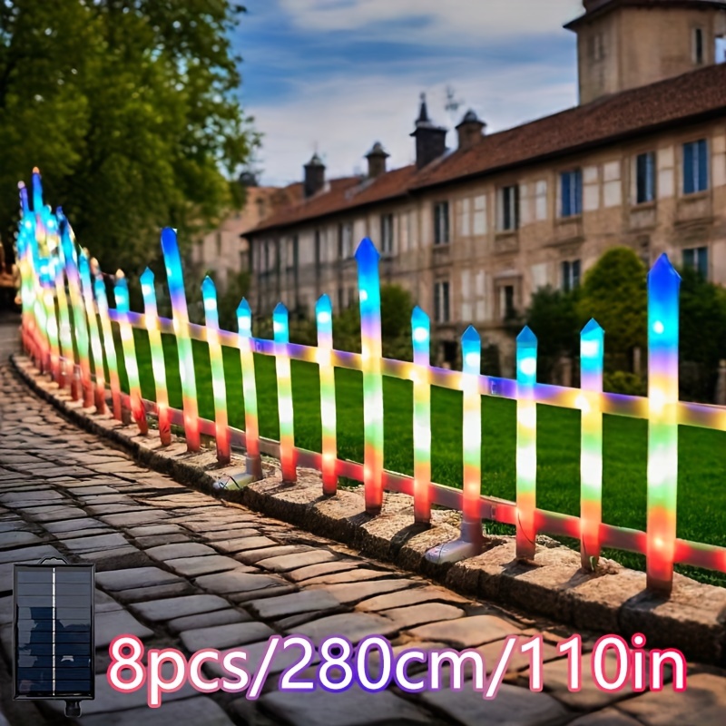 

8pcs, 280cm/110inch, , Led Colored , Simulated , Flashing , For Christmas, New , Decorative , , Decorative