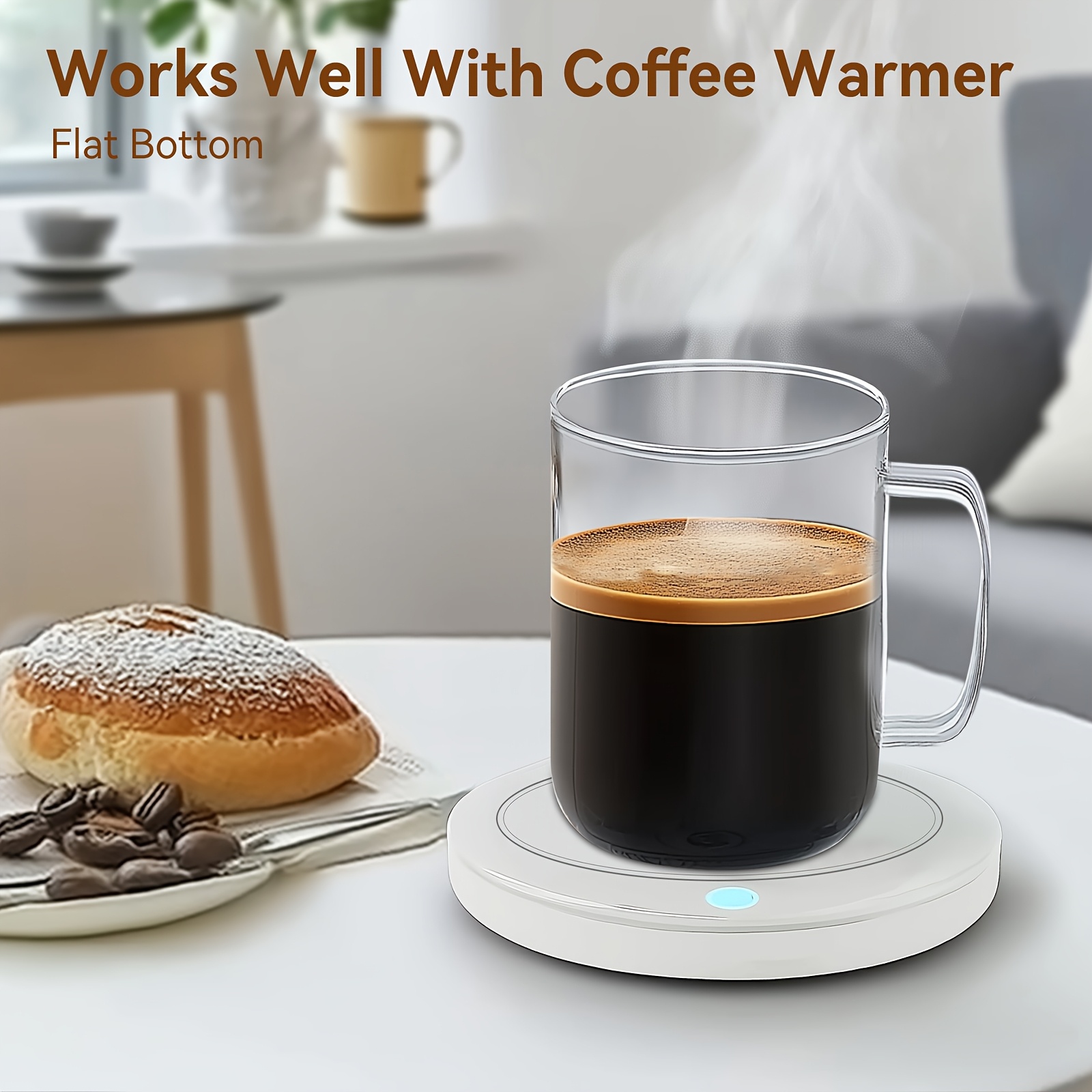 large glass coffee mug with lids 20oz coffee mugs clear coffee cups with walnut wood lids glass mugs with handles oversized coffee mug set of 2 with 2 spoons suitable for tea milk juice and coffee Product details 4