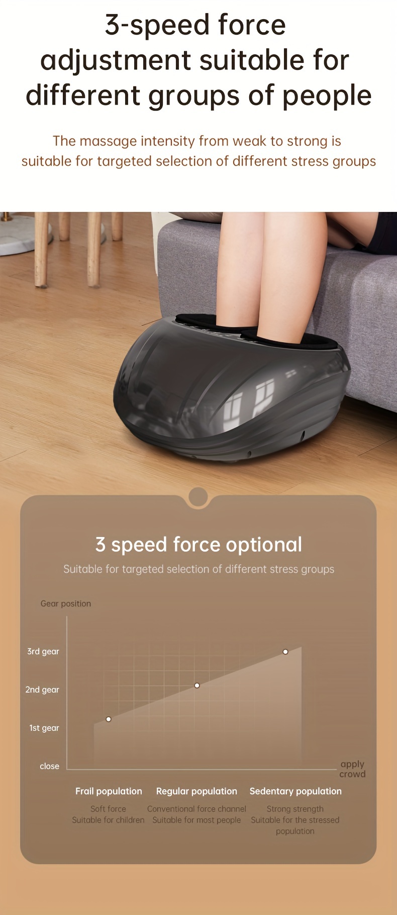 MASSTECK Shiatsu Foot Massager Machine With Heat & Air Massage, Delivers Relax For Tired Muscles & Plantar, Deep Kneading Foot, Foot Wellness, Relax For Home Or Office Use, Fits Feet Up To Men Size 12, Massage Gift For Mom/Dad/Women/Men
