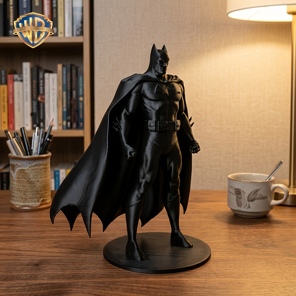 TEMU DC Batman Ornamento Decorativo, Design Divertente, Materiale, Squisita Artigianalit�, Decorazione a Forma di Batman, Da V, per Creare un a Tema,