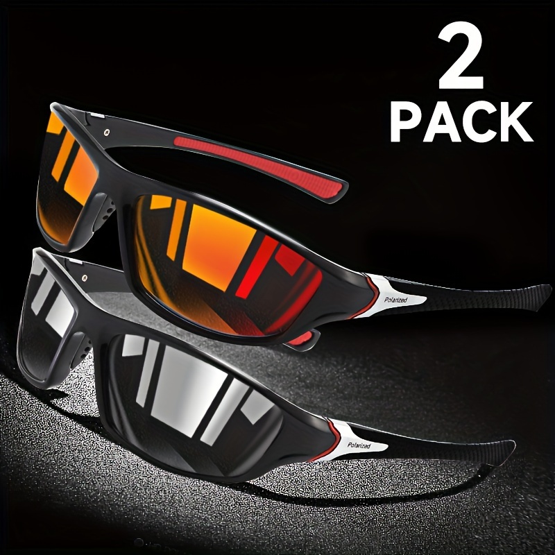 TEMU 2pcs Of Lightweight And Comfortable Polarized For Driving, And Cycling